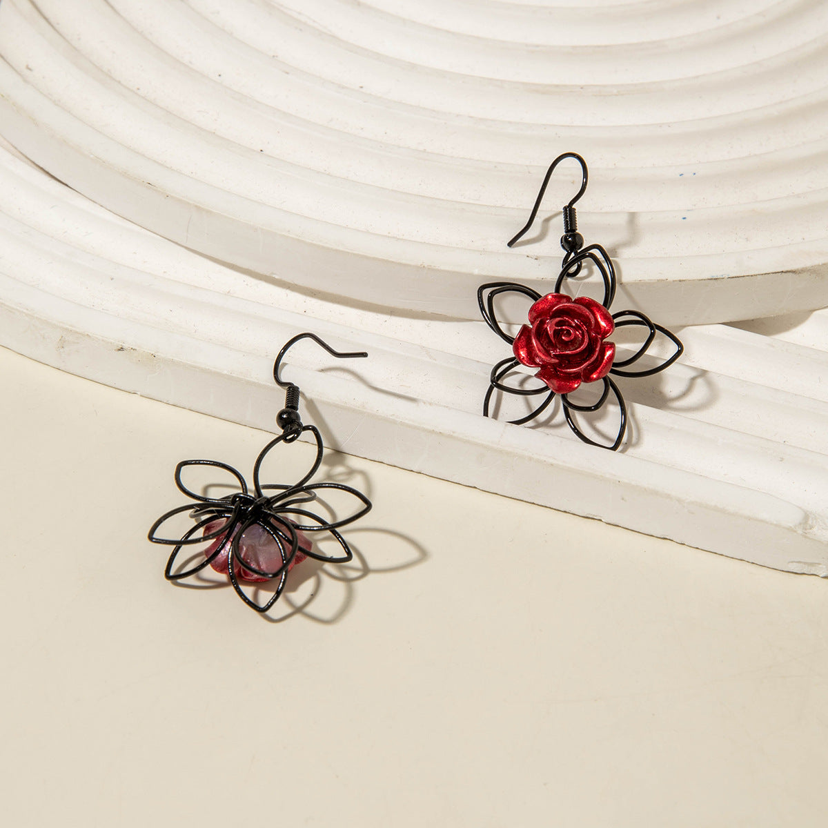 Wholesale Simple Flower Halloween Earrings