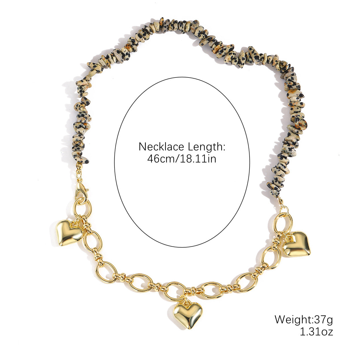 Wholesale High-End Clavicle Chain Niche Design Natural Stone Necklace Bracelet Earrings Accessories Women' s Summer Suit