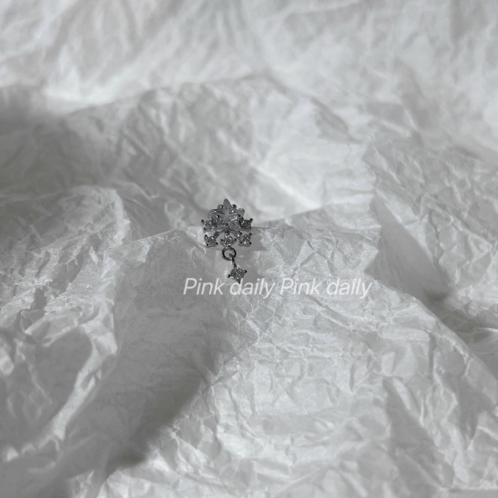 Wholesale Love Diamond Planet Titanium Steel  Earrings