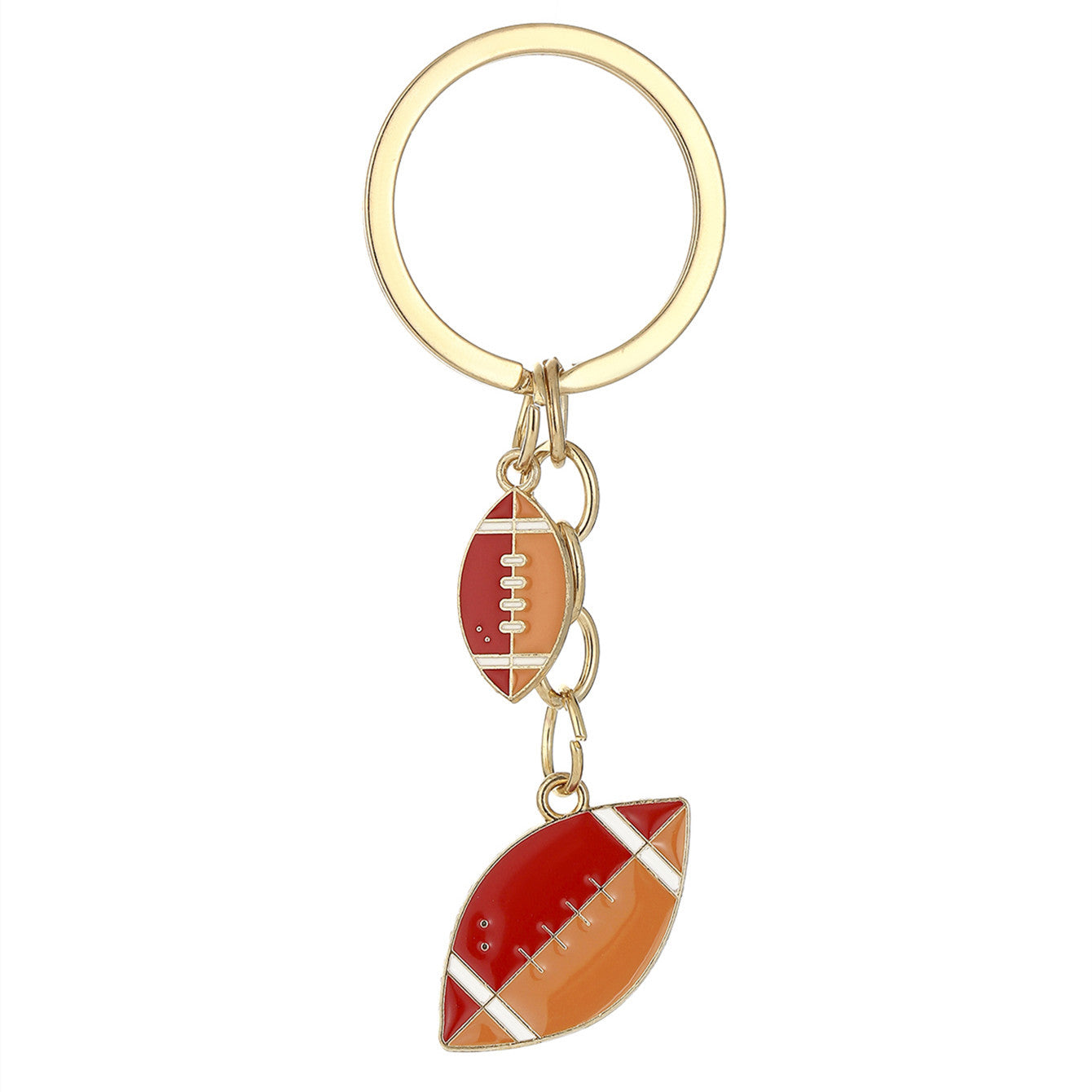 Wholesale Football Basketball Rugby Alloy Oil Dripping Keychain