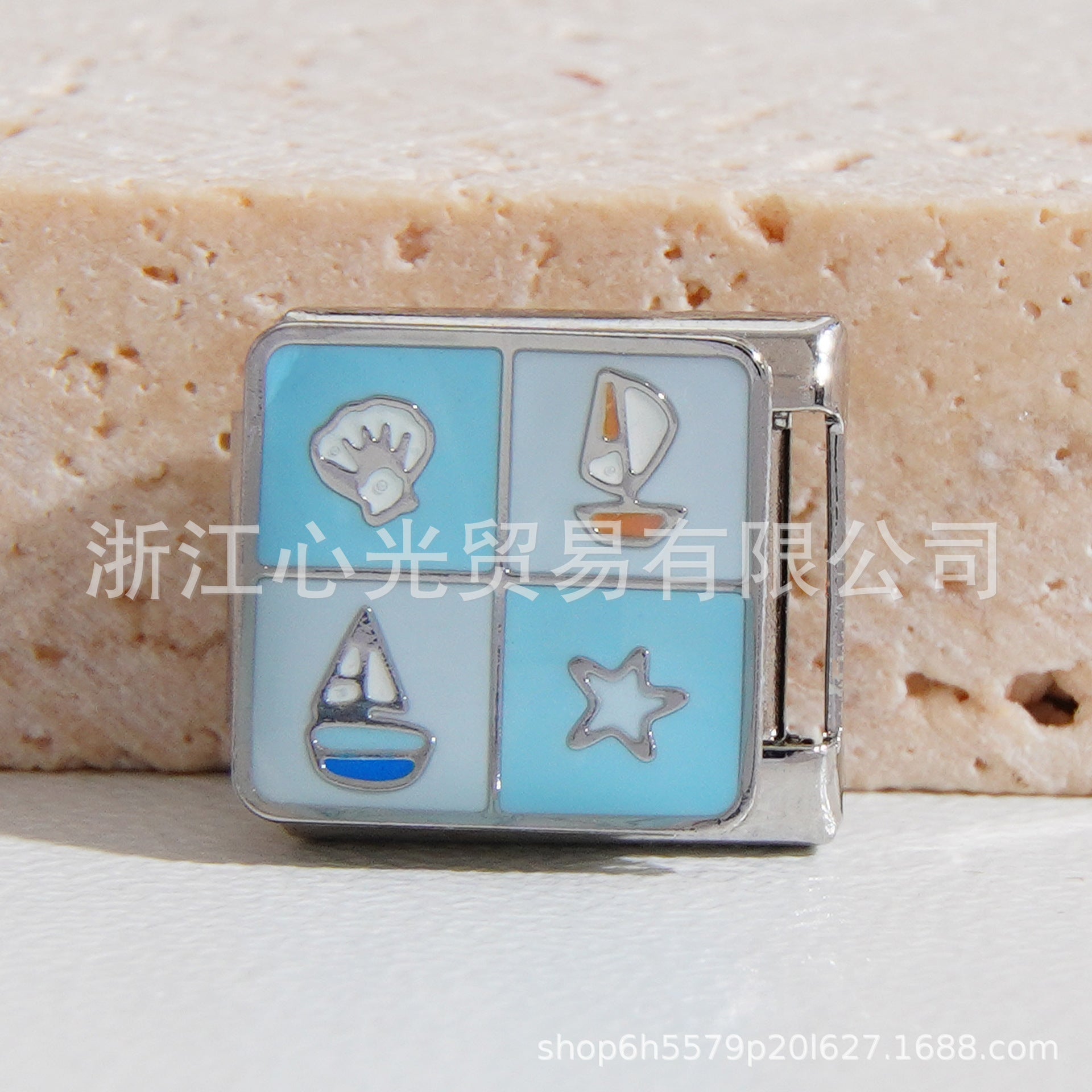 Wholesale Italian Charm Bracelet 9mm DIY Splicing Cute Creative Stainless Steel Composable Bracelet