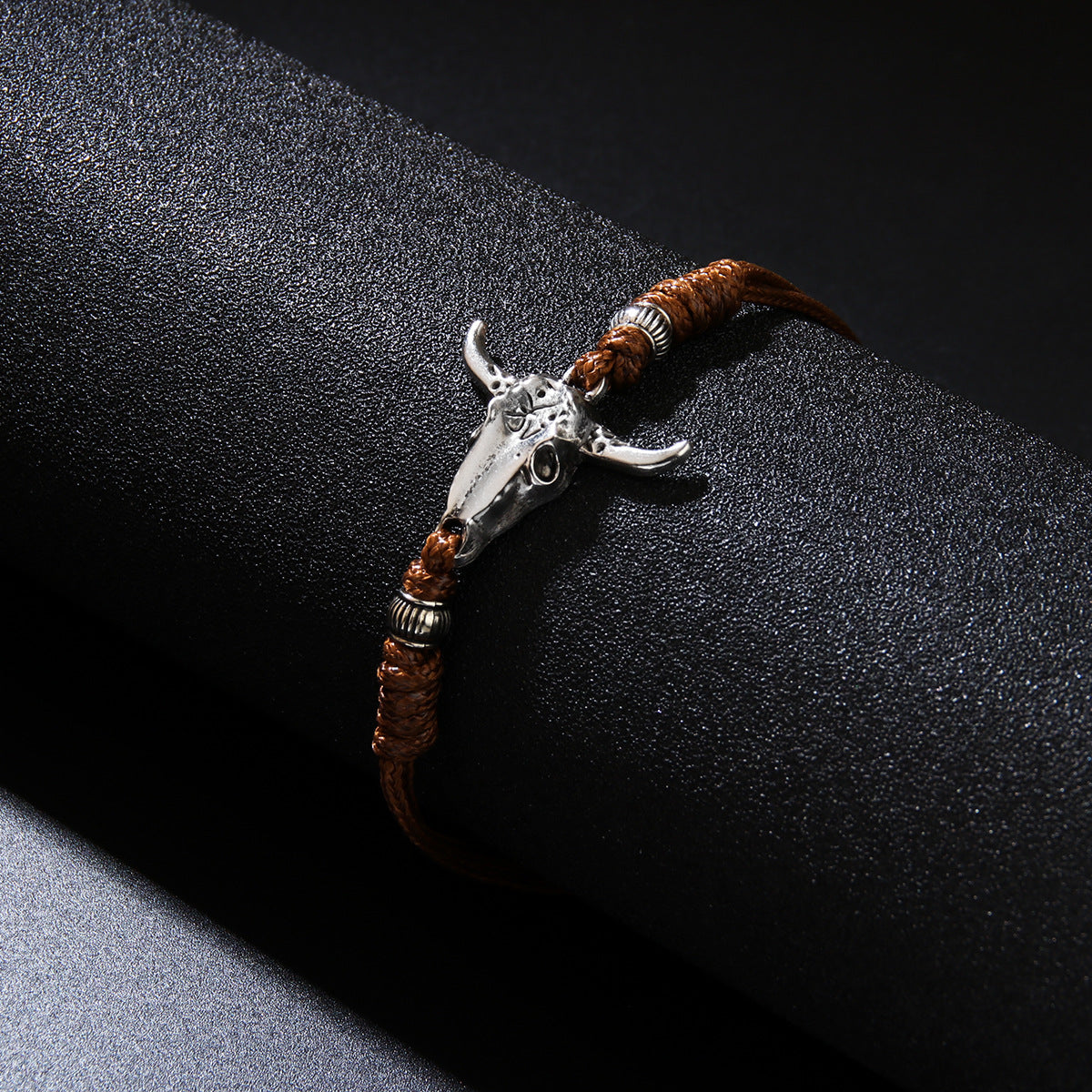 Wholesale Handmade Bull Head Bracelet Adjustable Lucky Rope Fashion Jewelry Accessory Gift