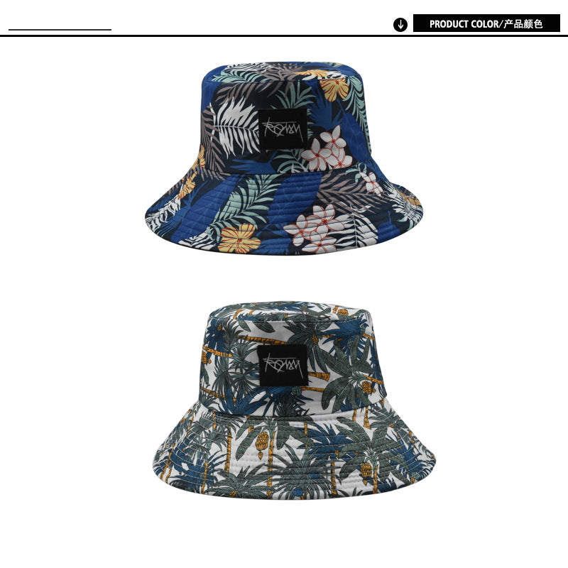 Wholesale graffiti double-sided wearable bucket hat