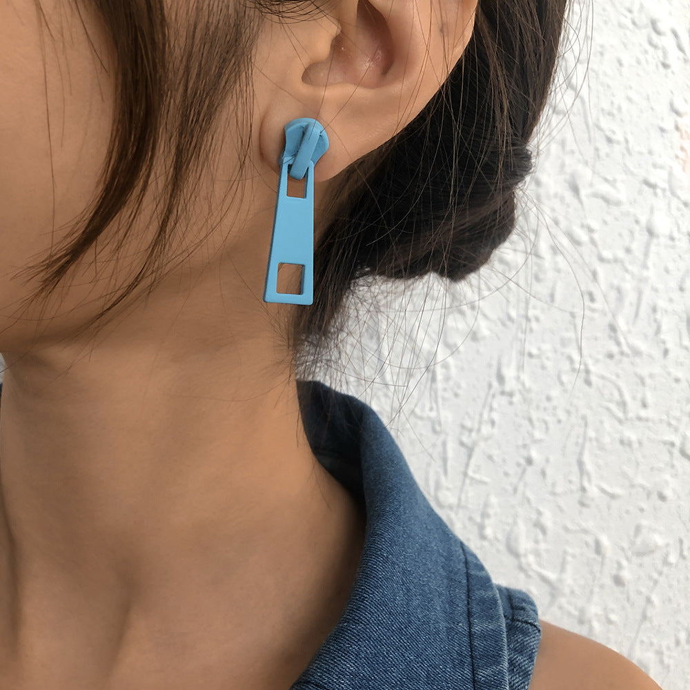 Wholesale  lock stud earrings multicolor earrings