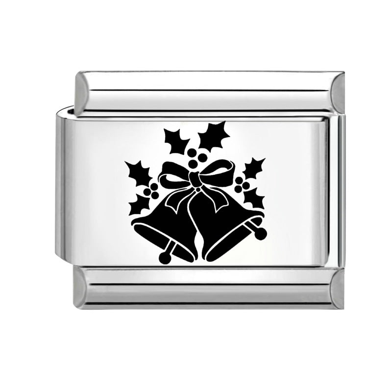 Wholesale 9mm Italian Charm Starter Bracelets DIY Christmas Stainless Steel Composable Bracelet