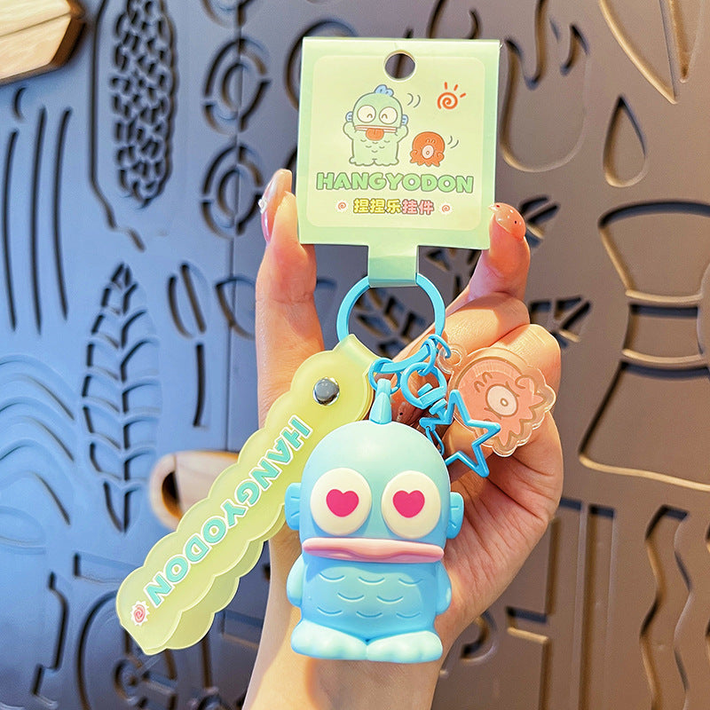 Wholesale Cartoon Cute Fish PVC Soft Glue Keychain Creative Keychain ACCVIP-KC-HangLi006