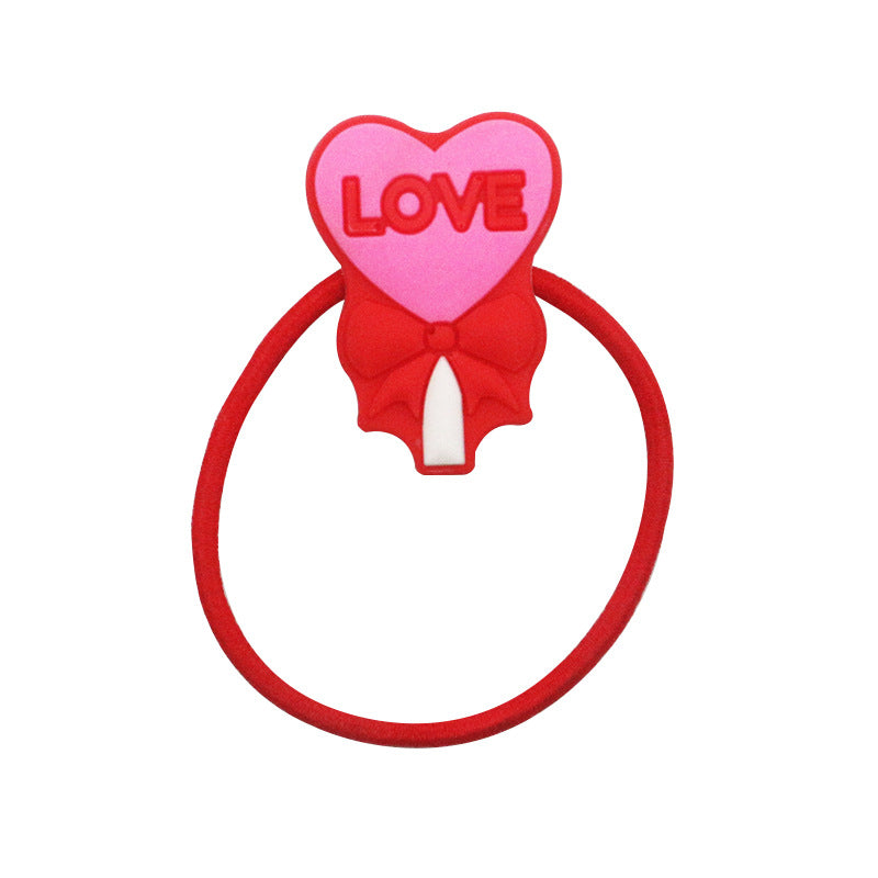 Wholesale Heart PVC Children's Hair Accessories