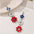 Wholesale  Multicolor Flower Oil Drop Flower Earrings