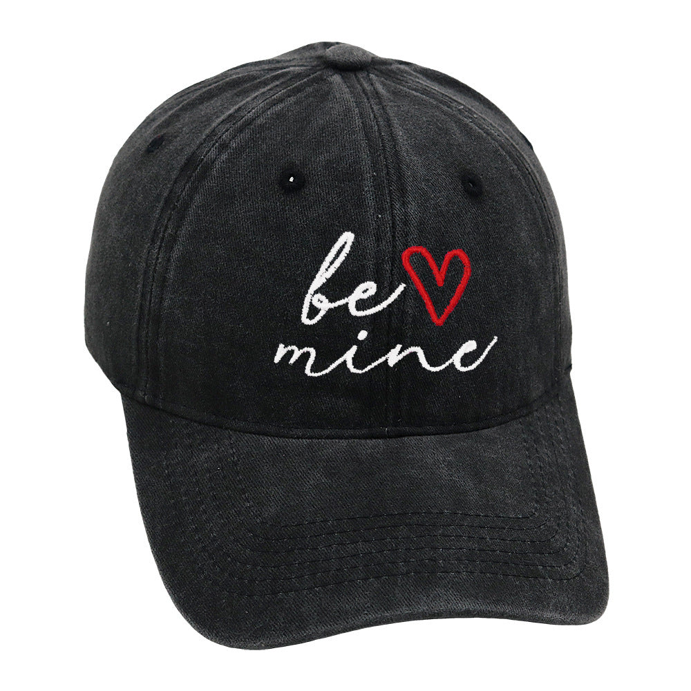 Wholesale Valentine's Day Embroidered Couple Baseball Caps