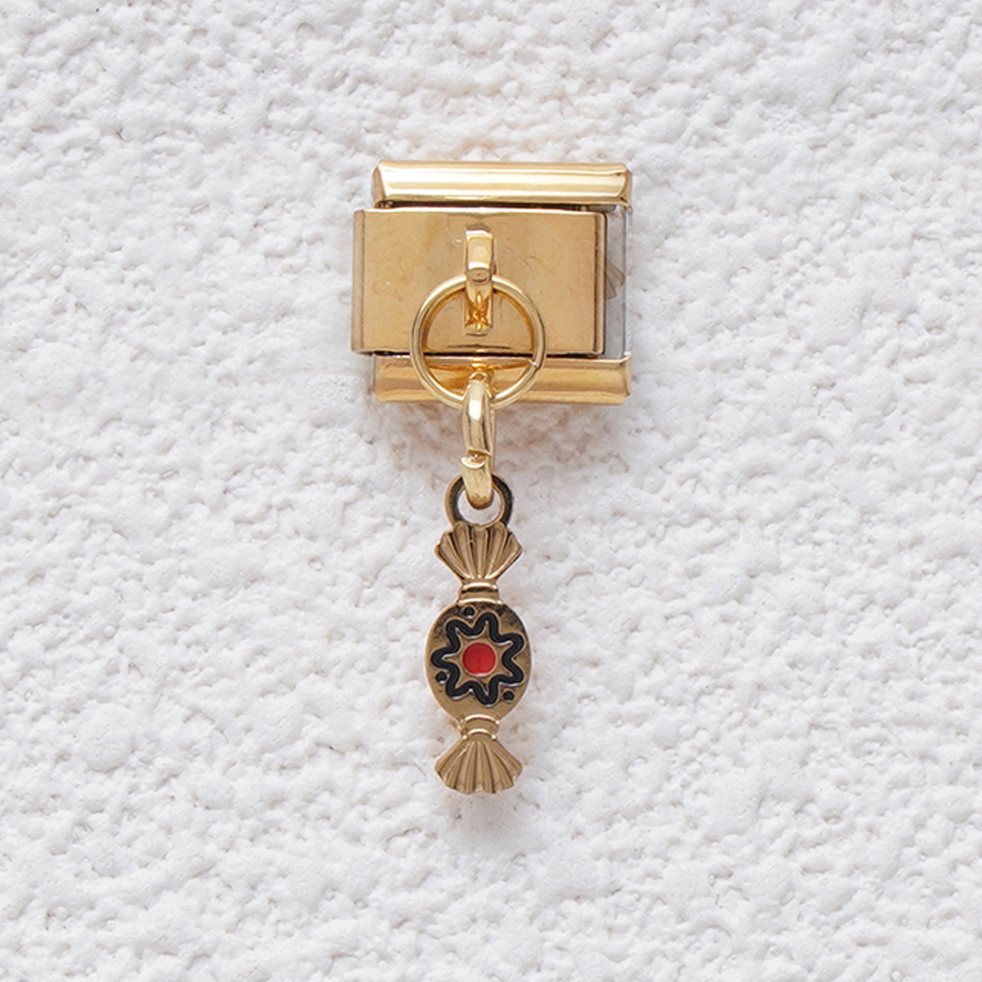 Wholesale Italian Charm Bracelet 9mm DIY Splicing French Fries Coffee Food Series Stainless Steel Composable Bracelet