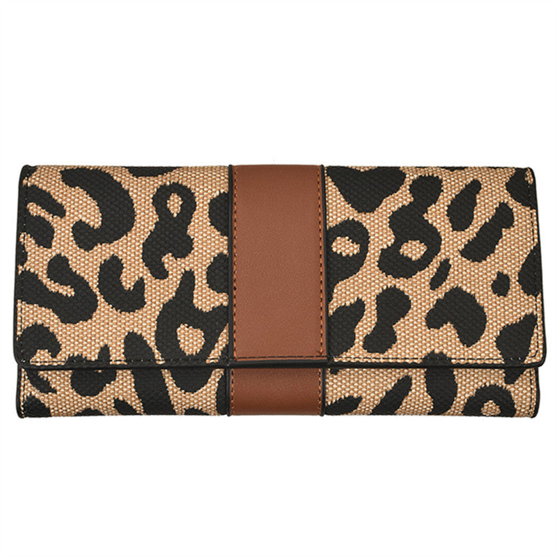 Wholesale Leopard Print Large Capacity Wallet ACC-WT-DuoMe007