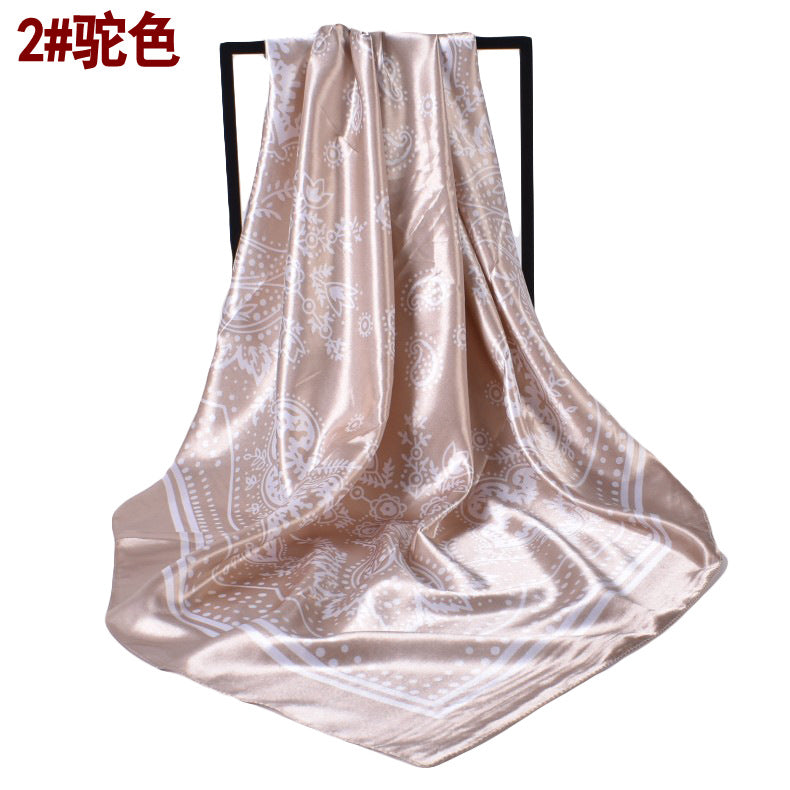 Wholesale Retro Paisley Pattern Printed 90 Square Silk Scarf