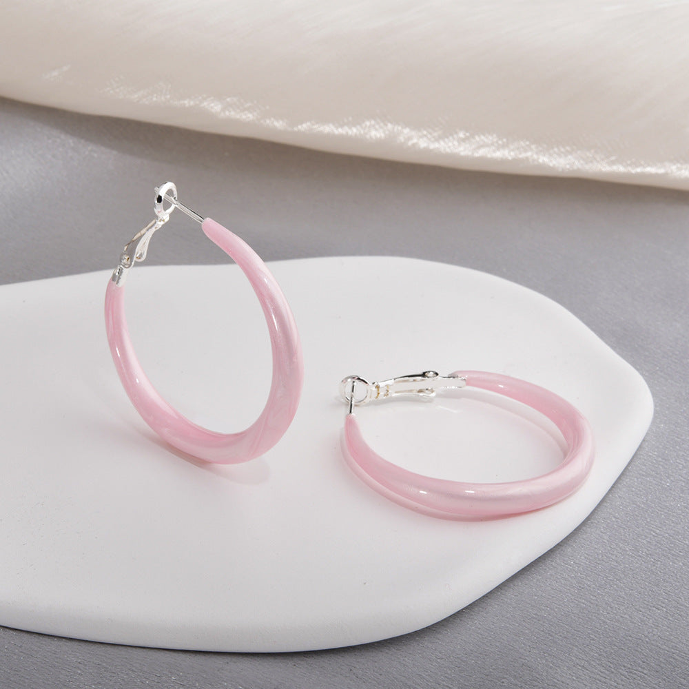 Wholesale  Light Luxury Candy Color Earrings