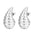 Wholesale  Stainless Steel water drop earrings hollow earrings
