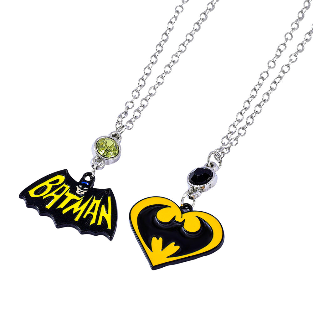 Wholesale Cute  Pendant Necklace Alloy Drip Oil Enamel  Heart