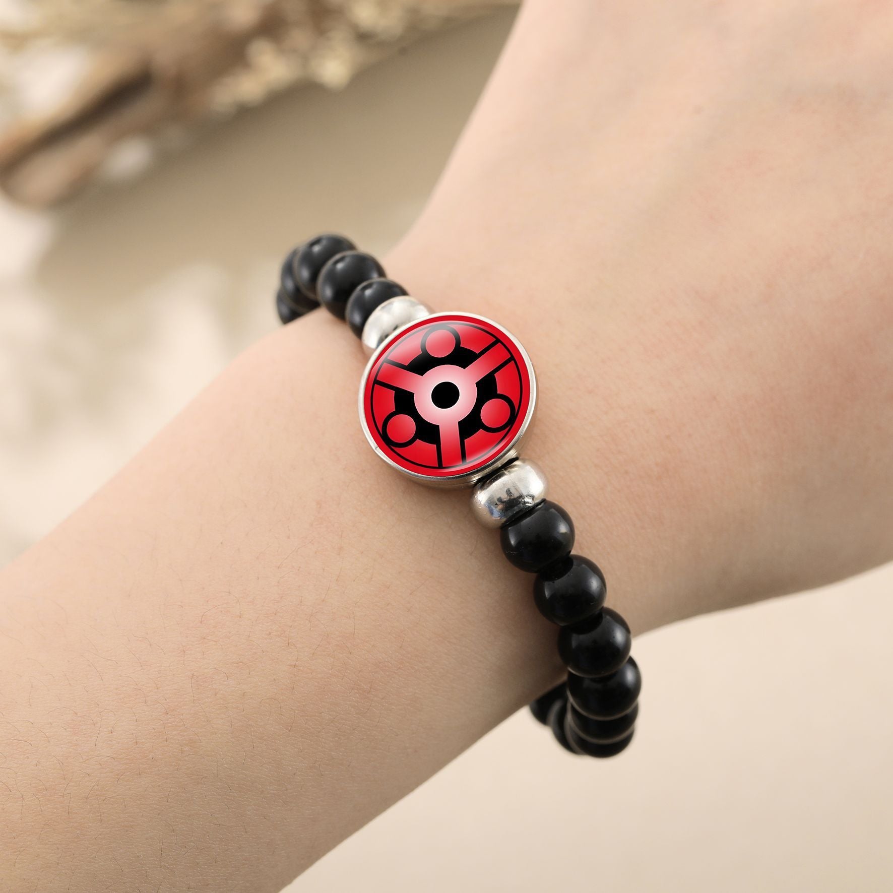 Wholesale Black anime bracelet