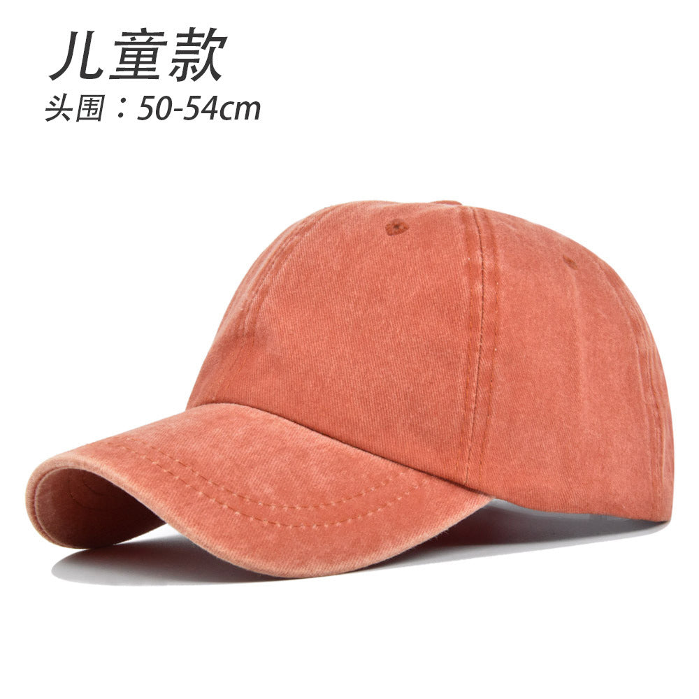 Wholesale Retro Parent-child Solid Color Baseball Cap ACC-HT-YMX012