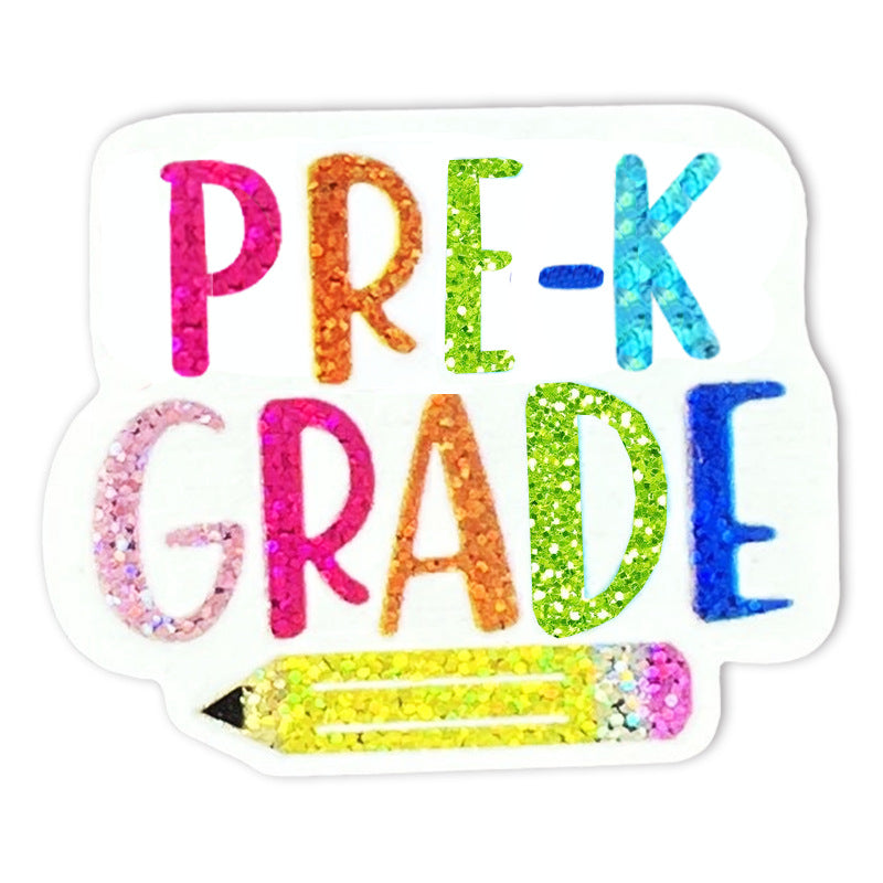 Wholesale teacher brooch school season back to school grade brooch