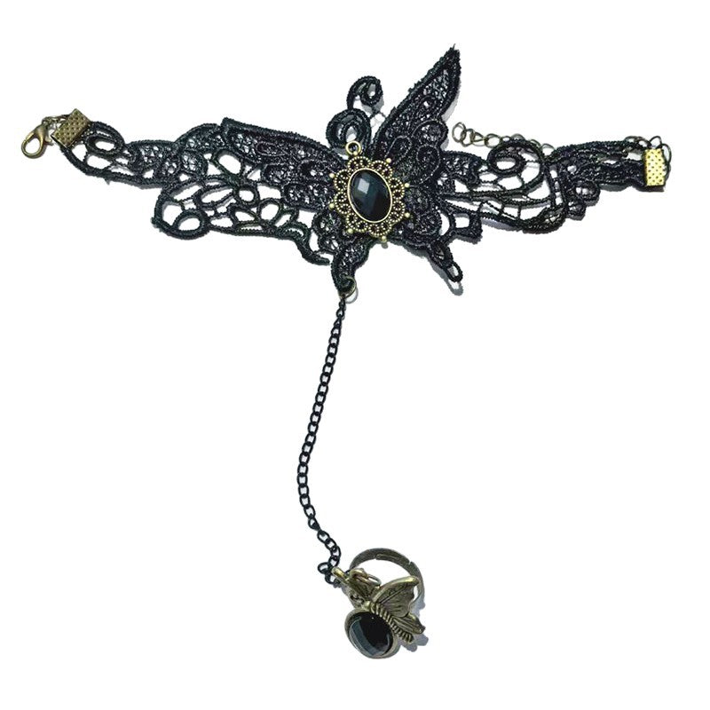Wholesale Vintage Butterfly Lace  Bracelet