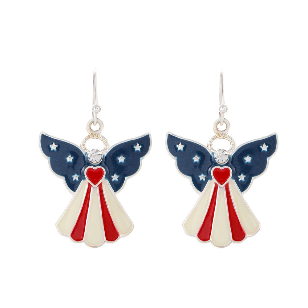 Wholesale American Independence Day Series Earrings