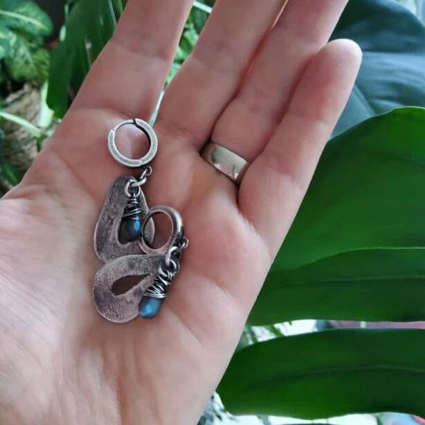 Wholesale  Retro Wound Silk Crystal Stone Earrings