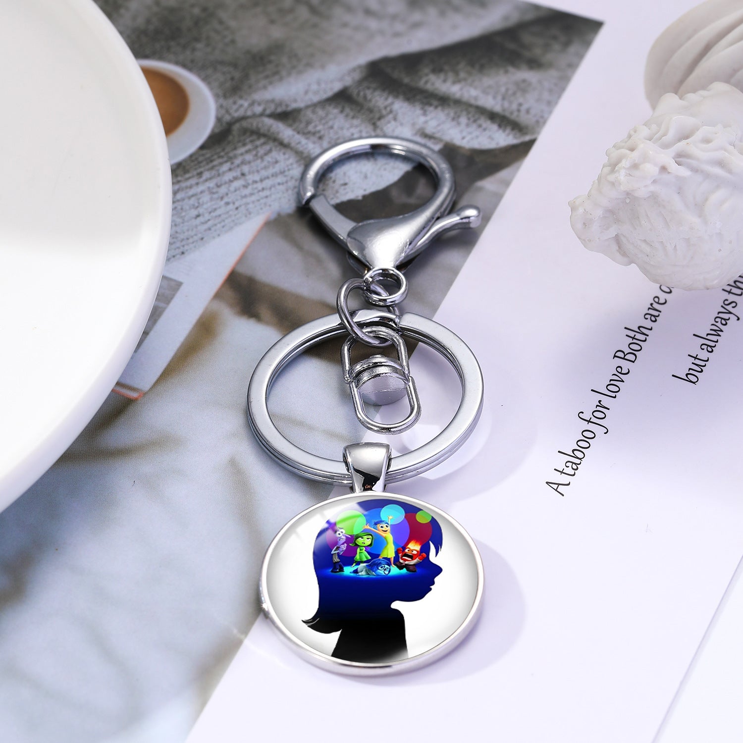 Wholesale Cartoon Cute Silver Keychains ACC-KC-XiangLian002