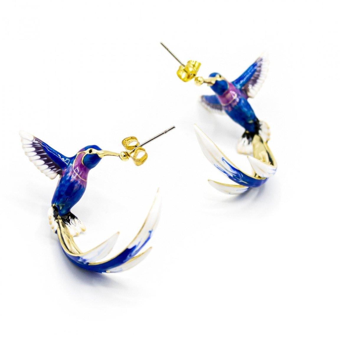 Wholesale  cute hummingbird shape drop earrings fashion creative earrings