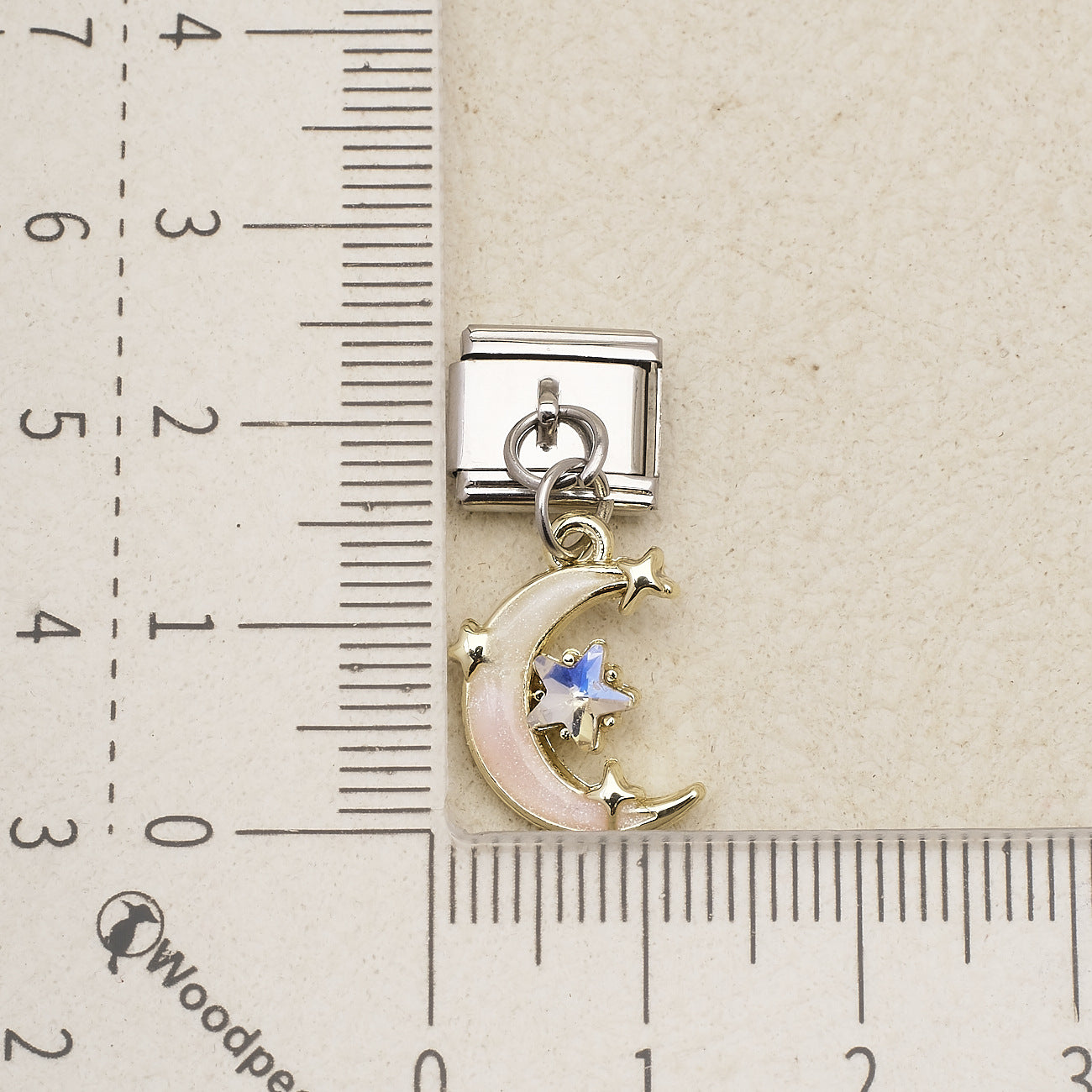 Wholesale Starry Sky Theme Detachable Modular Stainless Steel DIY Bracelet Pendant With Star Moon Planet Flower Charms Jewelry Accessory Gift