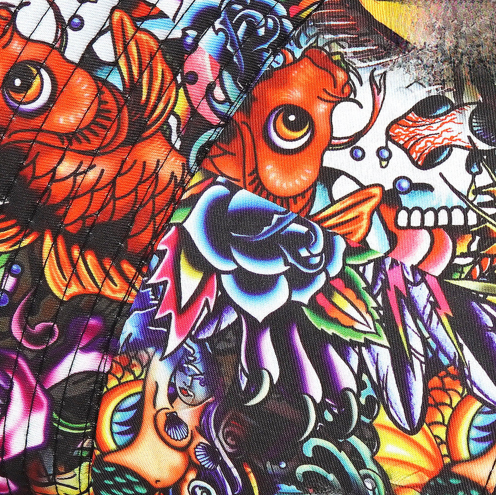 Wholesale Cartoon anime double sided fisherman hat bucket hat