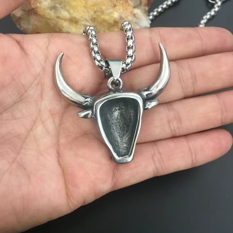 Wholesale All-Match Titanium Steel Woolen Chain Accessories