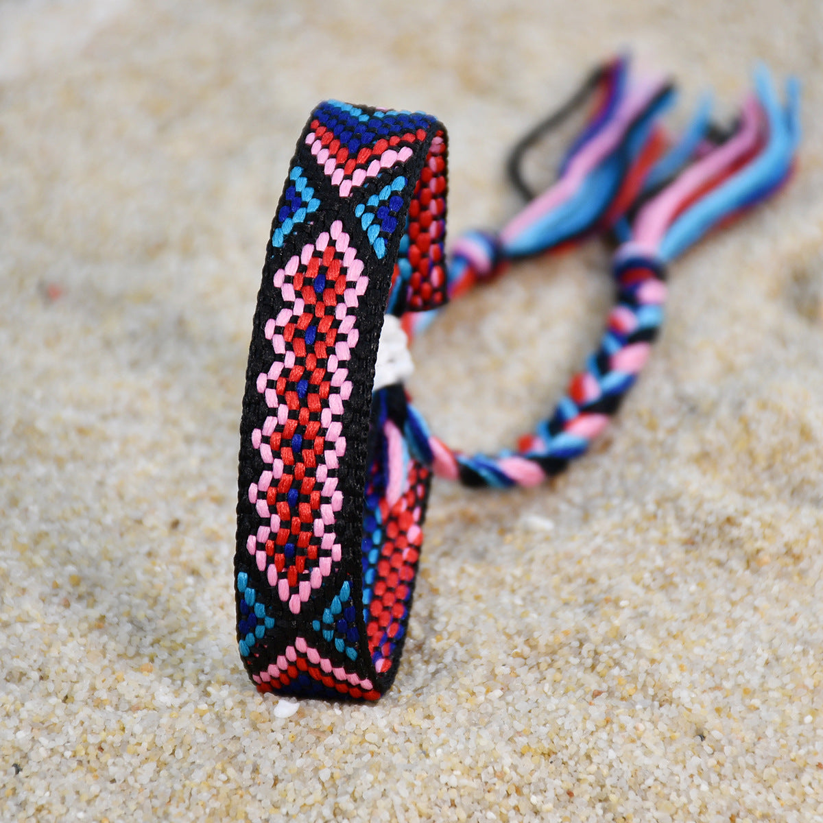 Wholesale Colorful Tassel Lucky Handmade Woven Bracelet Miyuki ACC-BT-Youf002