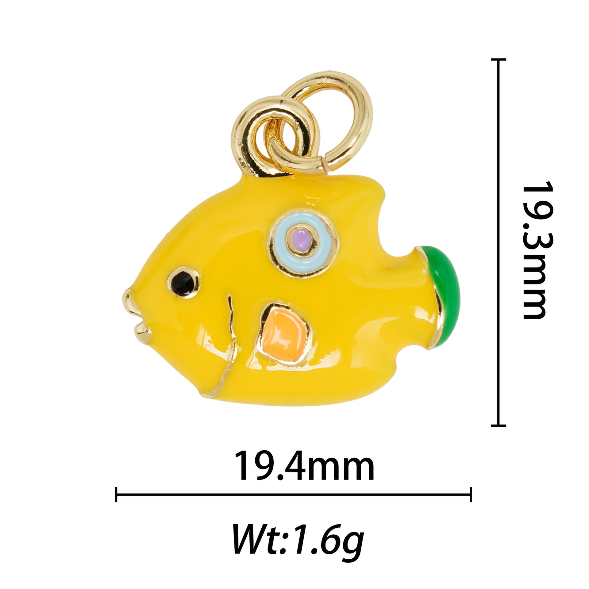 Wholesale 10pcs Electroplated Ladies 18k Necklace Decorations Pendant