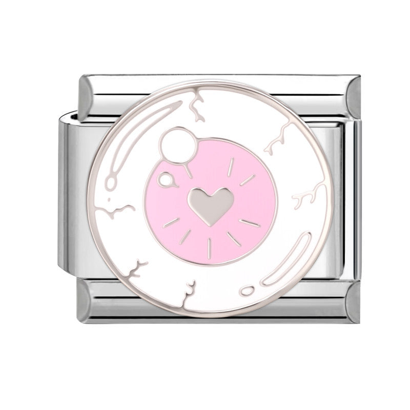 Wholesale Italian Charm Bracelet 9mm DIY Splicing Cute Creative Stainless Steel Composable Bracelet