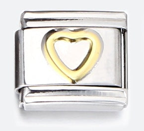 Wholesale Italian Charm Bracelet 9mm DIY Splicing Removable Gold Plated English Letters Stainless Steel Composable Bracelet