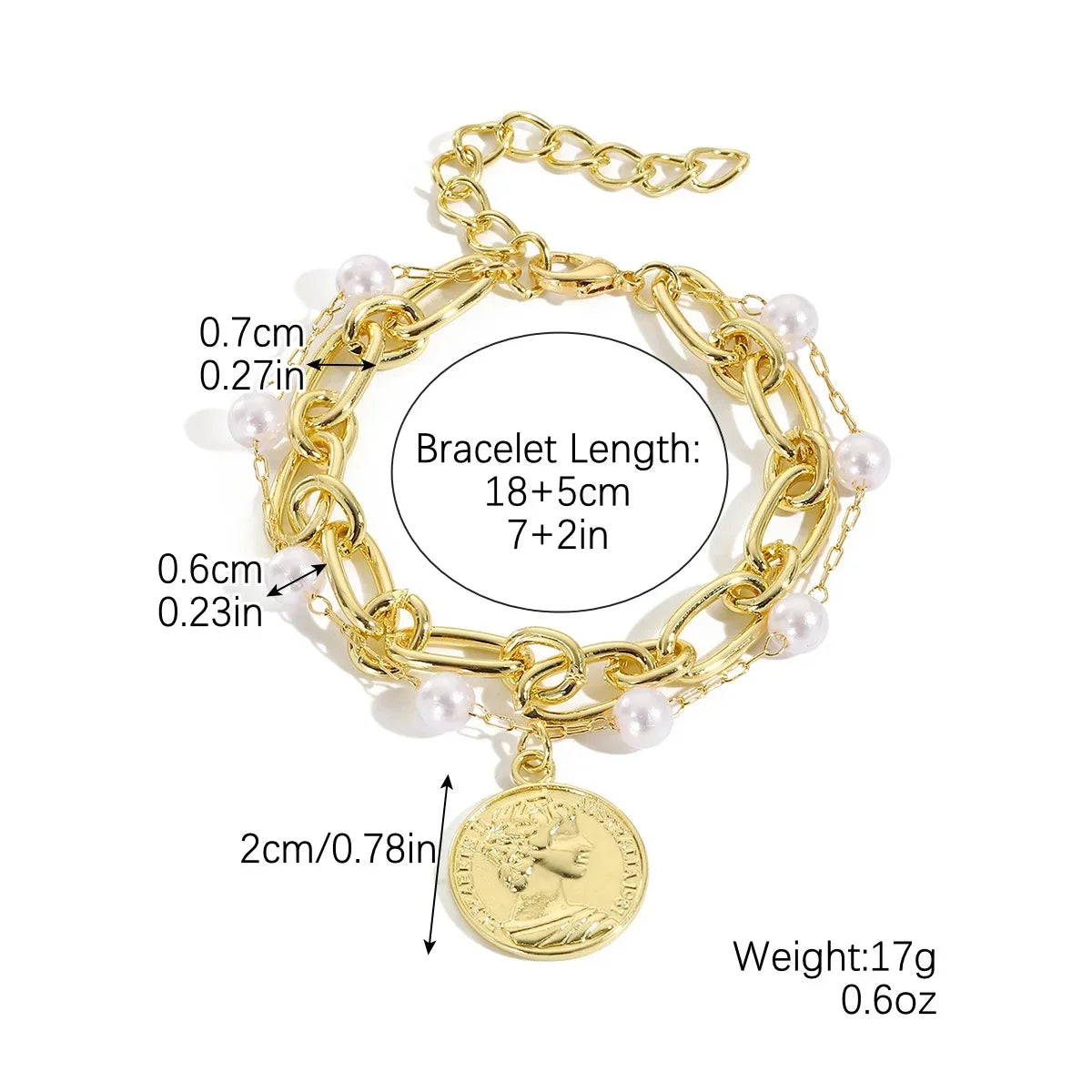 Wholesale  Multi-layer Pearl Bracelet