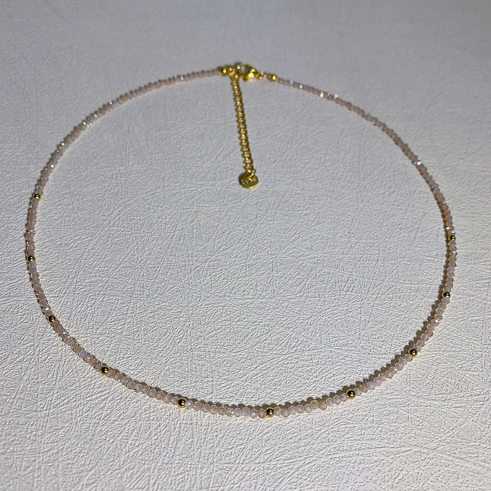 Wholesale Natural Baroque Pearl Necklace Fine Natural Stone Eye Shell Versatile Clavicle Chain Choker Necklace Stainless Steel Necklace ACC-NE-Yazhi001