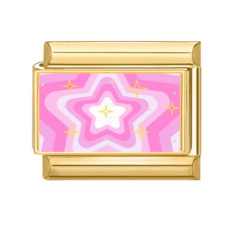 Wholesale 9mm Italian Charm Starter Bracelets DIY square Single Section Creative Stainless Steel Composable Bracelet