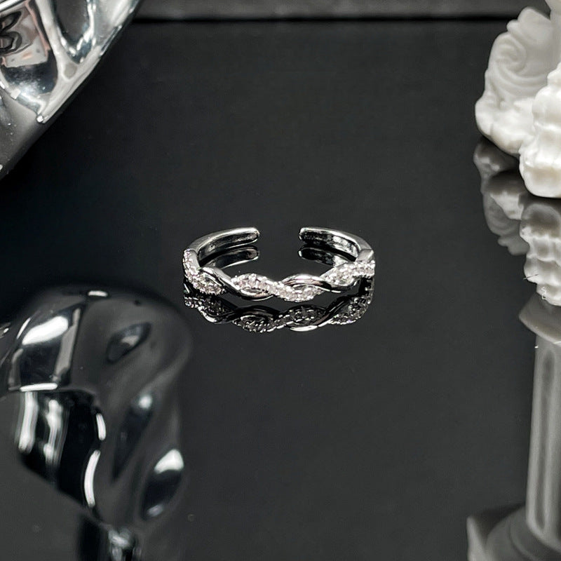 Wholesale all-match high-grade light luxury index finger ring