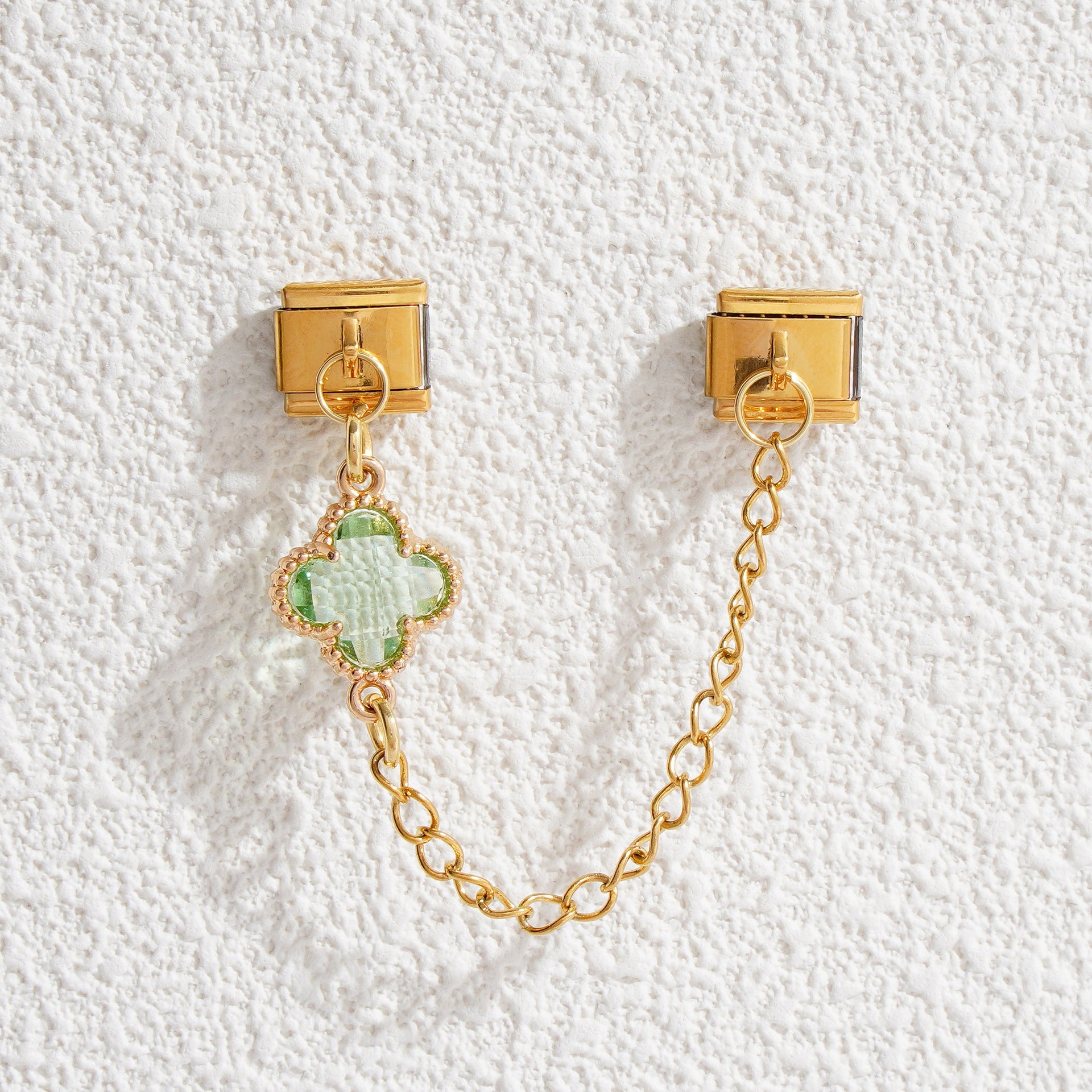 Wholesale 5pcs Italian Charm Bracelet 9mm DIY Splicing Evil Eye Pendant Stainless Steel Composable Bracelet