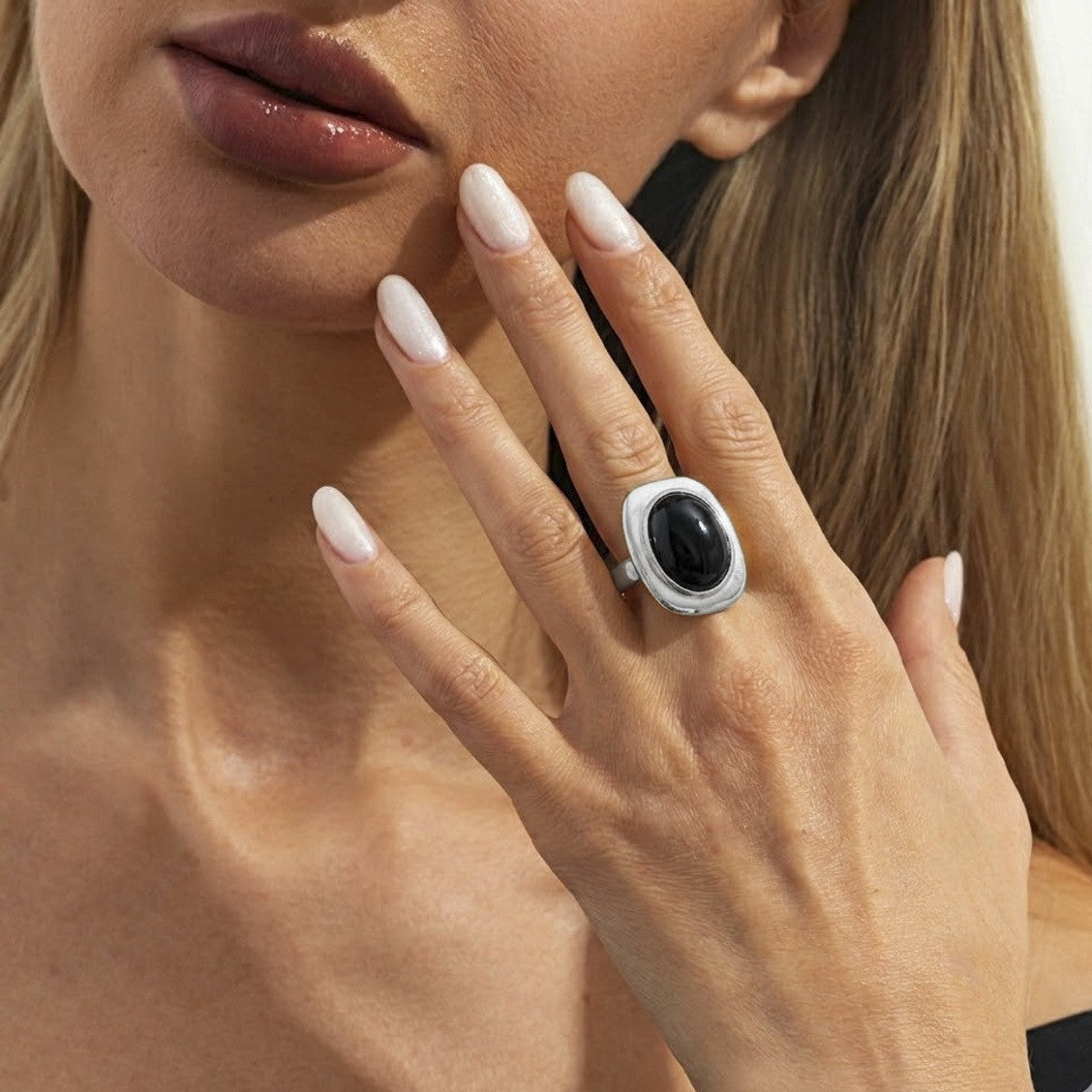 Wholesale Electroplated Metal Vintage Exaggerated Open Ring,  Boutique Resale