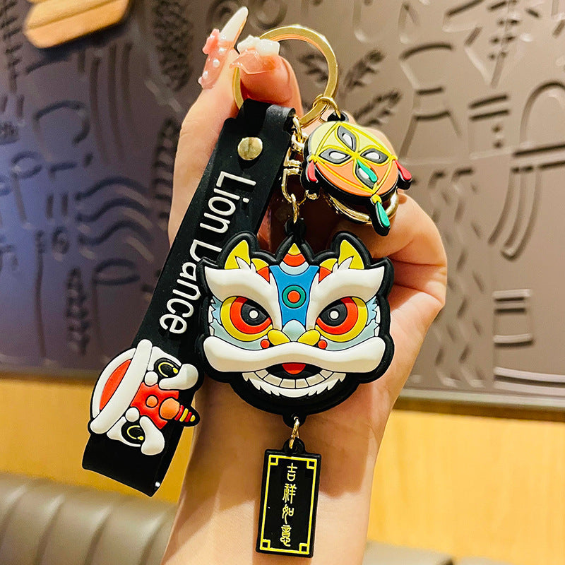 Wholesale Cute cartoon silicone keychain