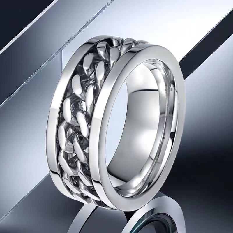 Wholesale Stainless Steel Rings Plain Rings ACC-RS-Xinj006