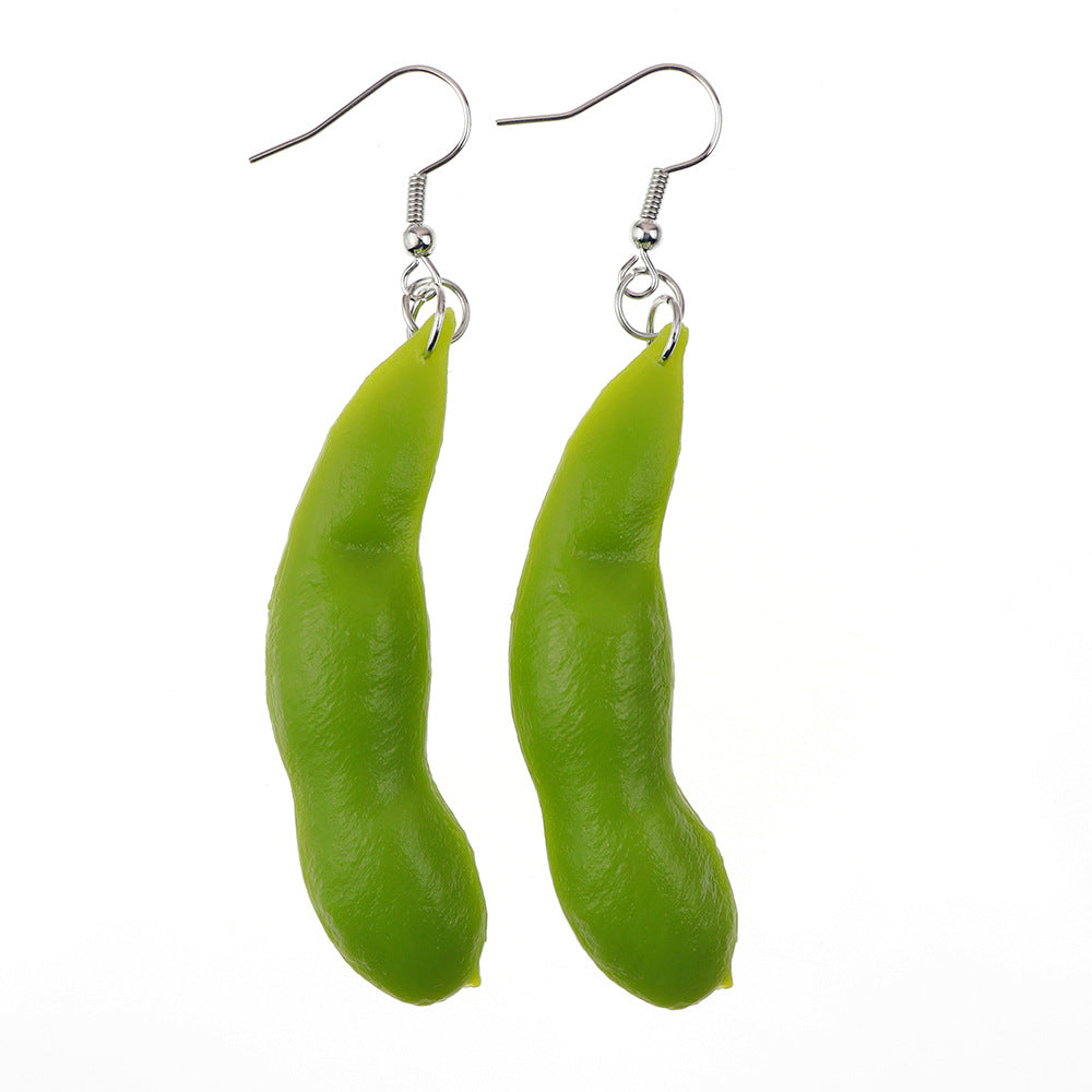 Wholesale  three-dimensional tomato food earrings
