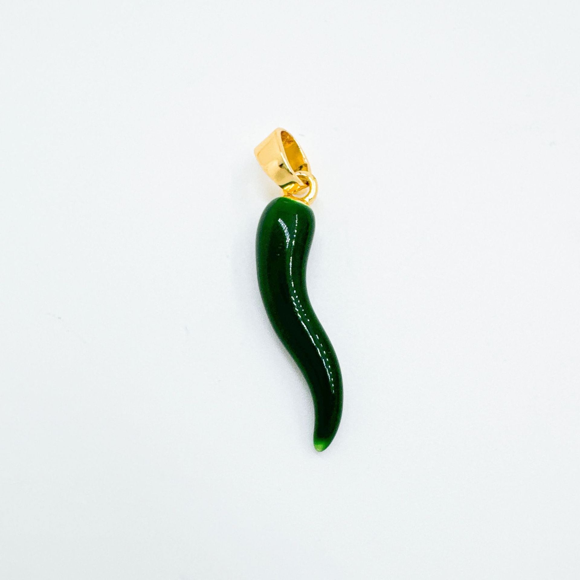 Wholesale Gold Plated Copper Pepper Pendant Necklace Fashion Jewelry Accessory