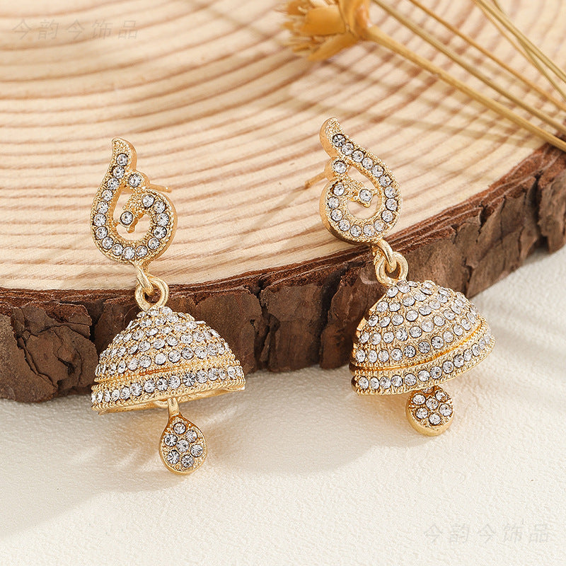 Wholesale  Bohemian Middle East Indian Heart-shaped Earrings