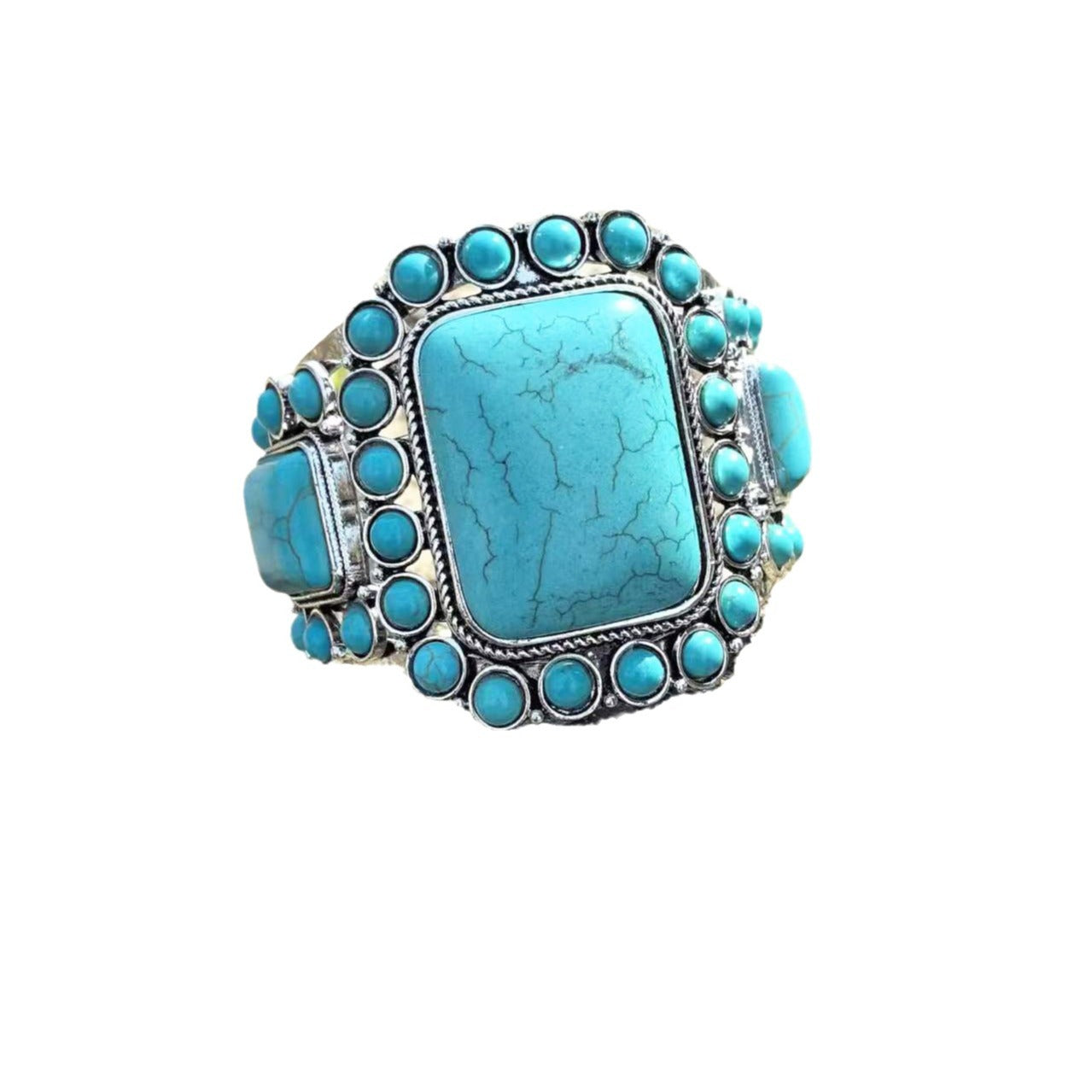 Wholesale Electroplated Turquoise Bohemian Bracelet - Ethnic Style Fashion Accessory for Boutique Resale