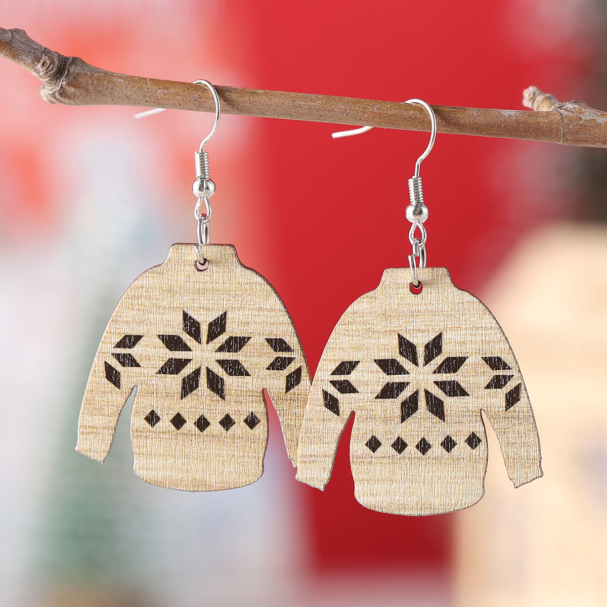 Wholesale Bohemian Snowflake Sweater Gloves Pendant Earrings ACC-ES-ChuLian135