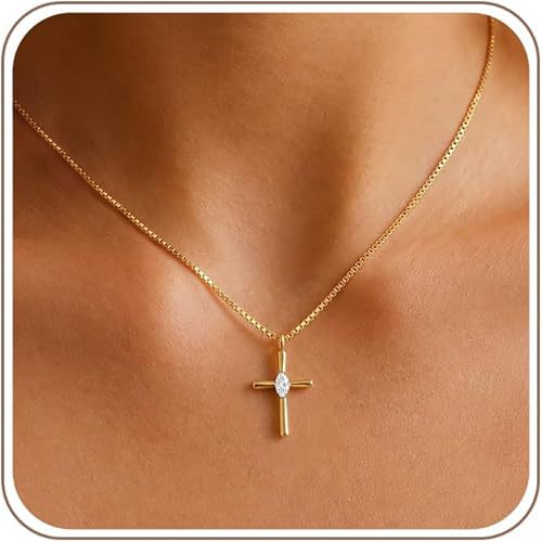 Wholesale Zodiac Birthstone Cross Pendant Necklace Stylish Fashion Accessory Boutique Resale Gift