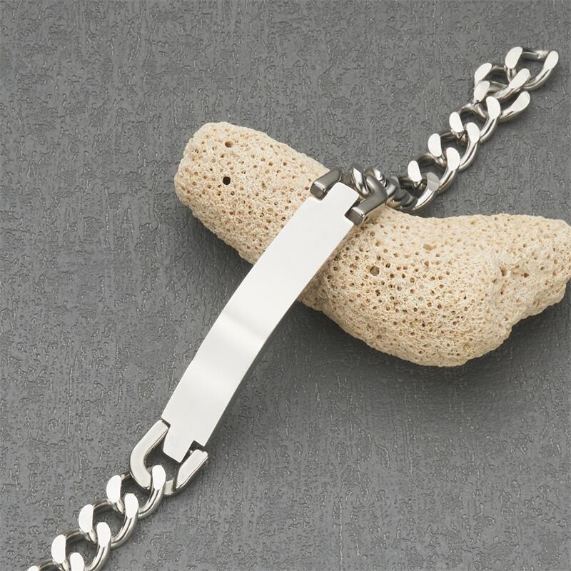 Wholesale Stainless Steel  Blank Curved Bracelet