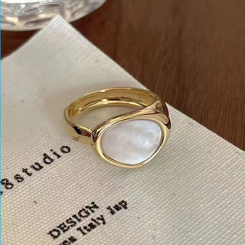 Wholesale Alloy Dripping Oil Open Ring Emerald Green Geometric Shape Women S Everyday Jewelry Accessory